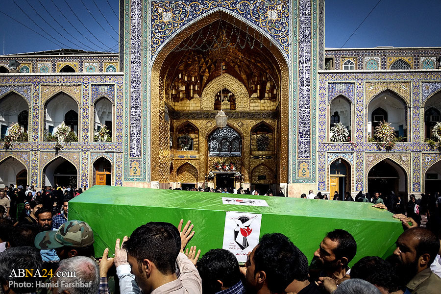 گزارش تصویری/ تشییع شهید مدافع حرم حضرت زینب(س) در مشهد